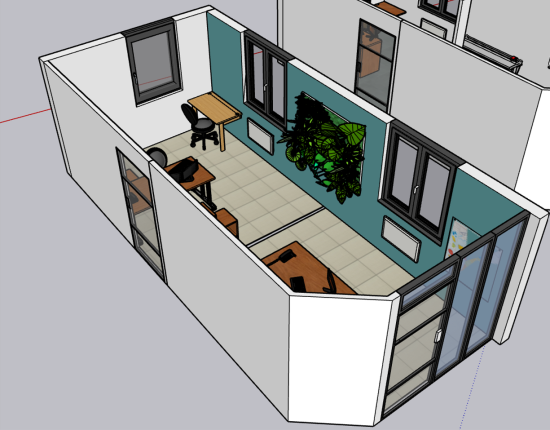 Projet réaménagement de bureaux